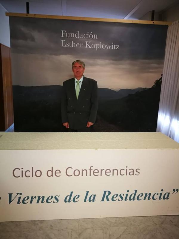 D.Joaquin Ruiz de Villa y López en la residencia Nuestra Casa de Collado Villalba