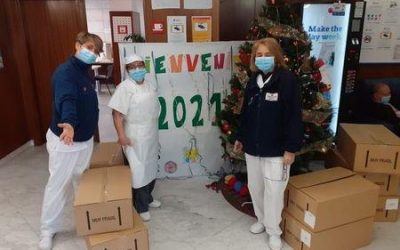 Entrega de Roscones de Reyes en la Residencia Nuestra Casa, en Madrid y en la Fundación NIDO