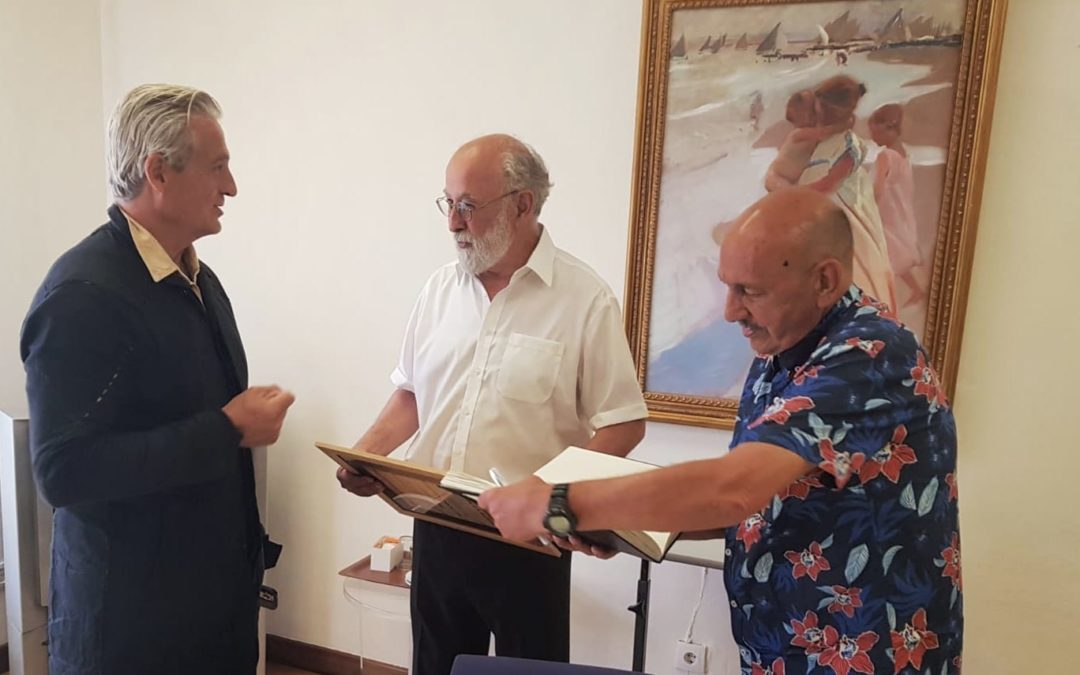 El pintor malagueño Daniel Quintero en el ciclo de conferencias ”Los Viernes de la Residencia”