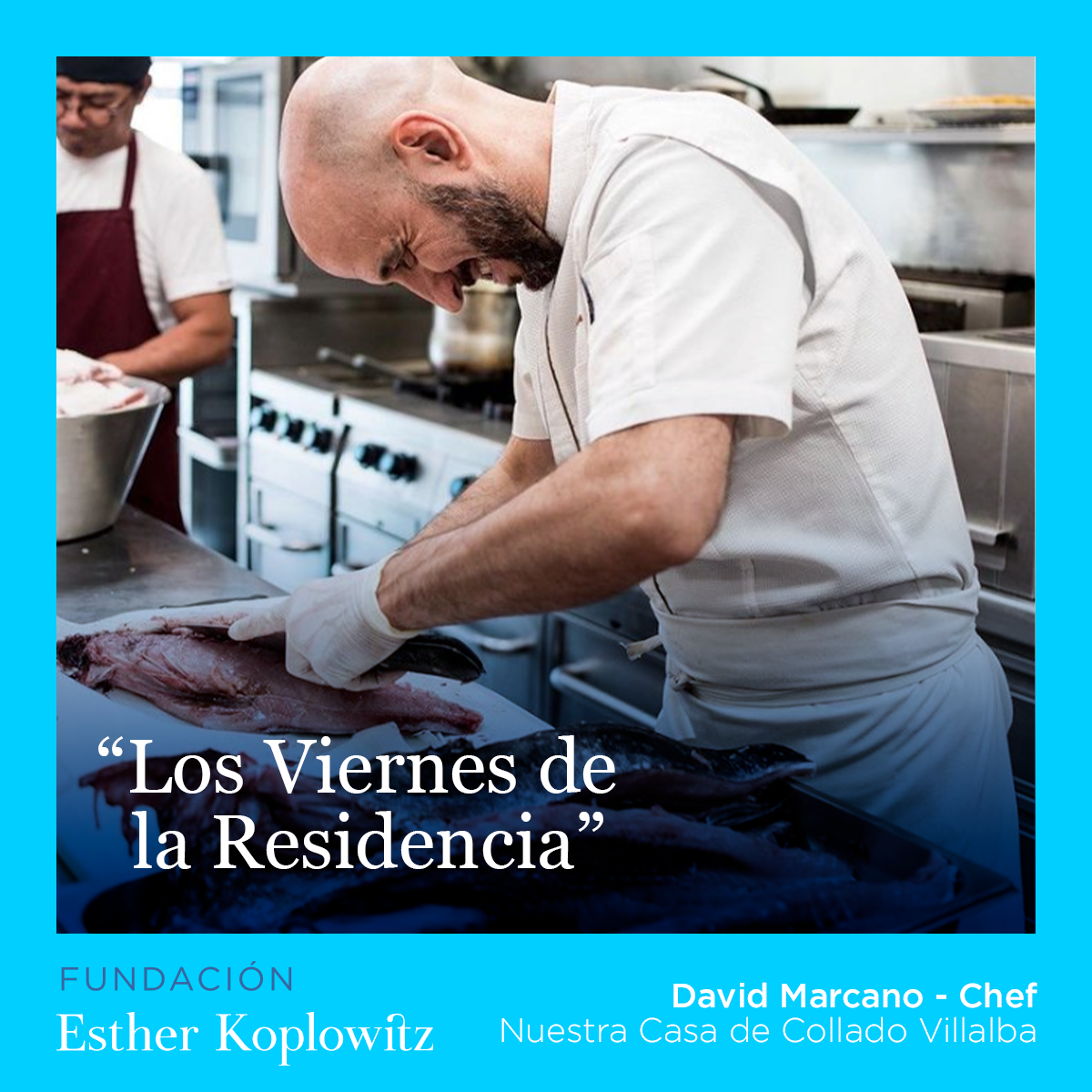 El chef David Marcano regresa a "Los Viernes de la Residencia"