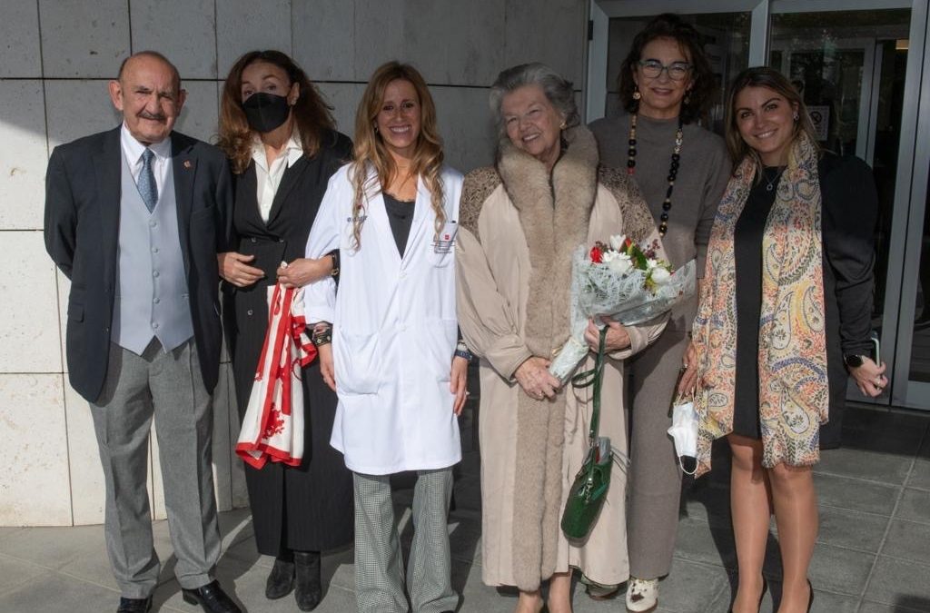S.A.R. Doña Anne d’Orléans visita la Fundación Esther Koplowitz