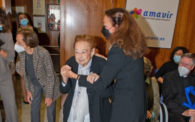 Esther Koplowitz acude al XXI Aniversario de la residencia Nuestra Casa de Collado Villalba