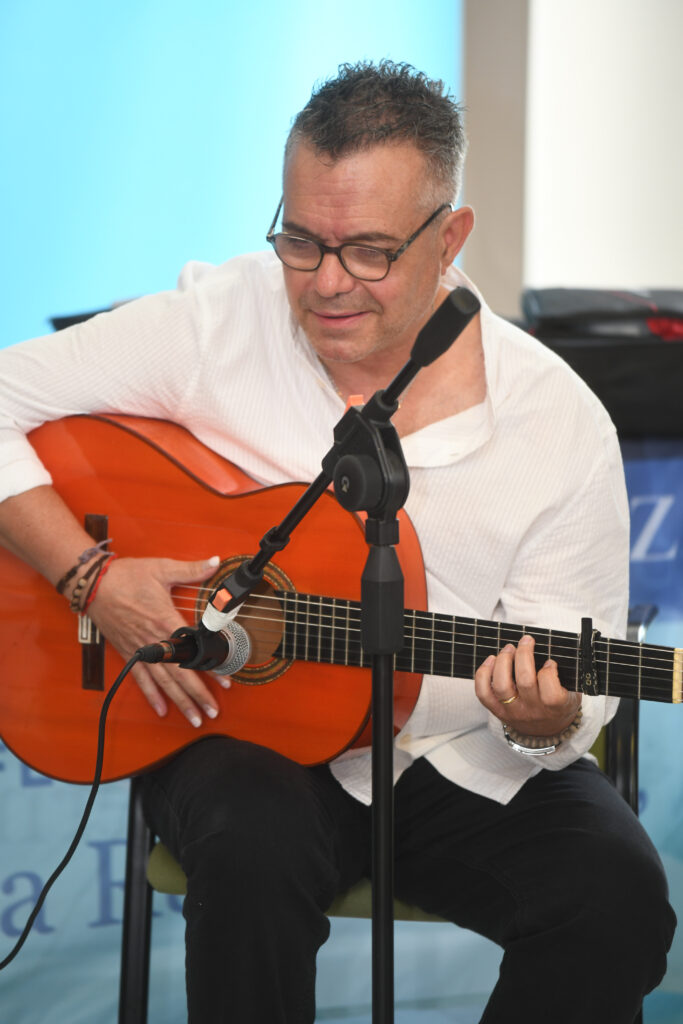 Antonio Reyes y Juan de Badajoz en la Fundación Esther Koplowitz