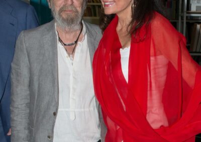 Esther Koplowitz junto a Andrés Aberasturi, presidente de la Fundación Nido